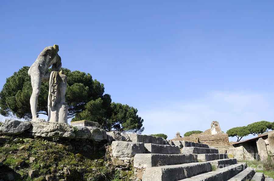 Temple of Hercules in Ostia Photograph by Brenda Kean
