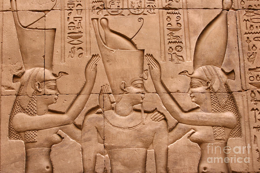 Temple Of Horus Relief Photograph by Stephen & Donna OMeara