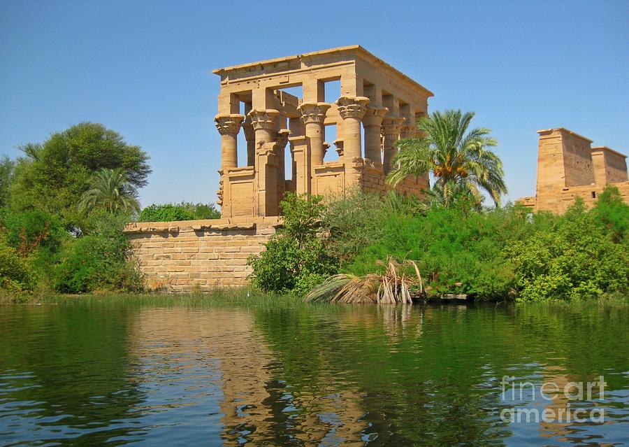 Temple of Isis on the Nile Photograph by John Malone - Fine Art America