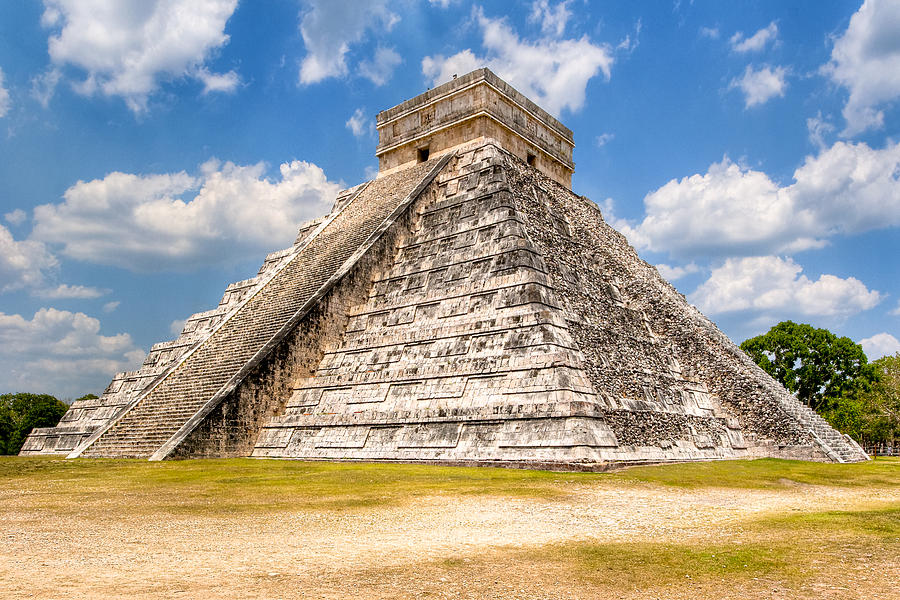 Temple of Kukulkan at Chichen Itza Photograph by Mark Tisdale