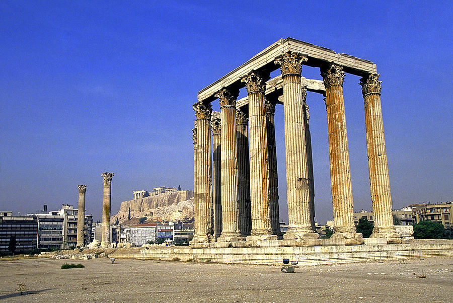 Temple Of Olympian Zeus Athens Photograph by Buddy Mays | Fine Art America