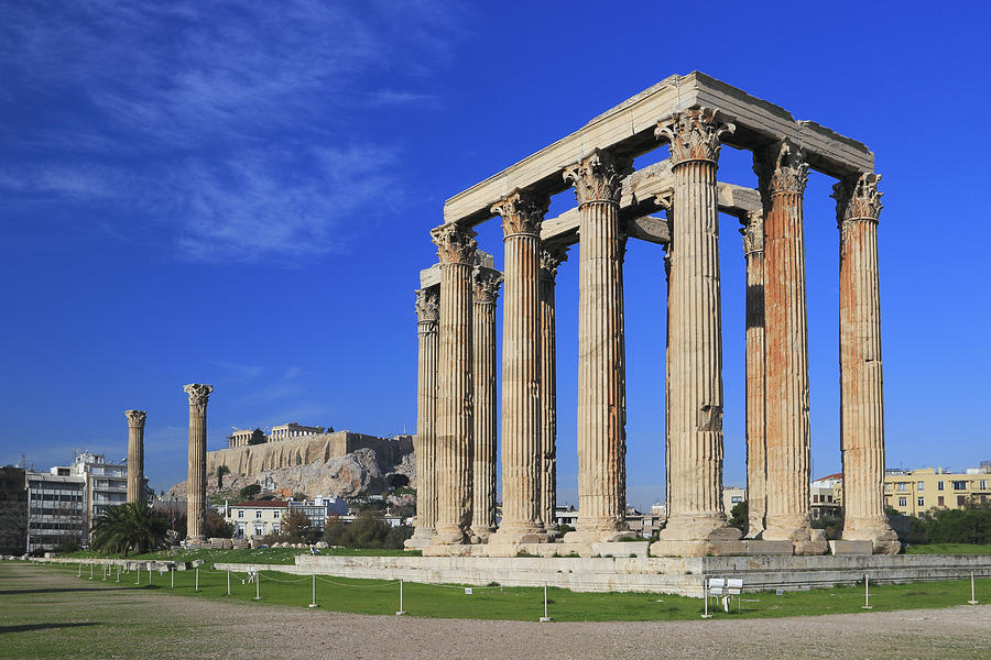 Temple Of Olympian Zeus Athens Greece Photograph by Ivan Pendjakov