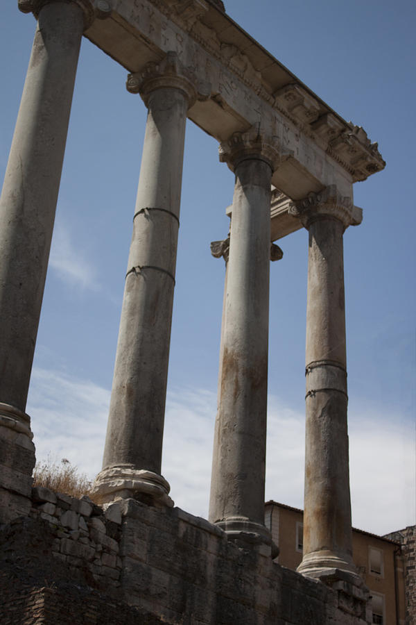 Temple of Saturn #1 Photograph by Ivete Basso Photography