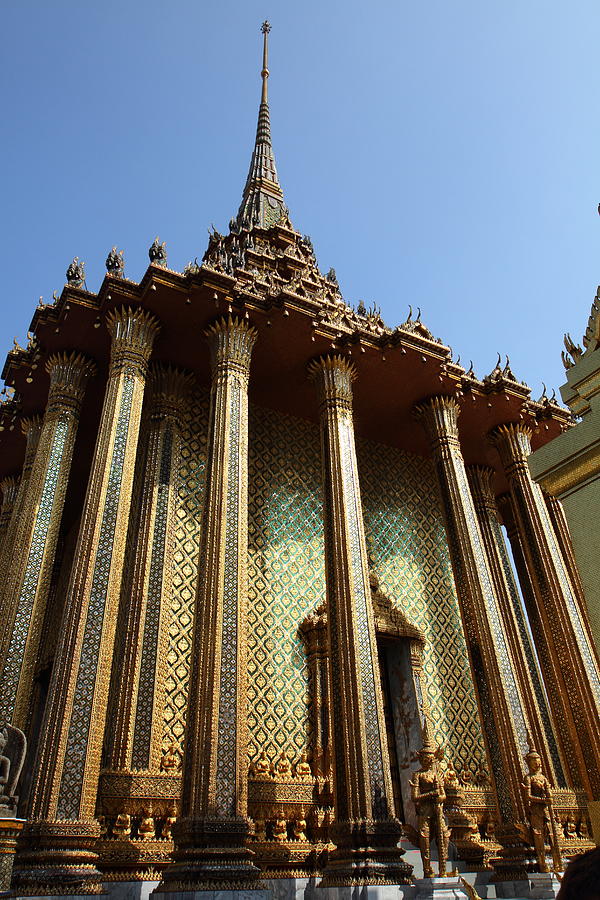 Buddha Photograph - Temple of the Emerald Buddha - Grand Palace in Bangkok Thailand - 01138 by DC Photographer