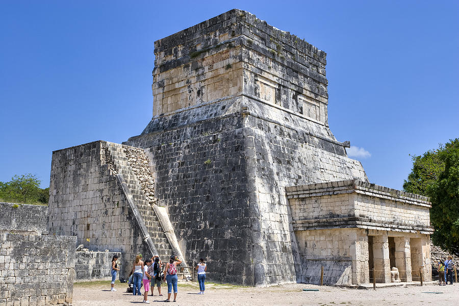 Temple of the Jaguars at Chichen Itza Photograph by Mark Tisdale