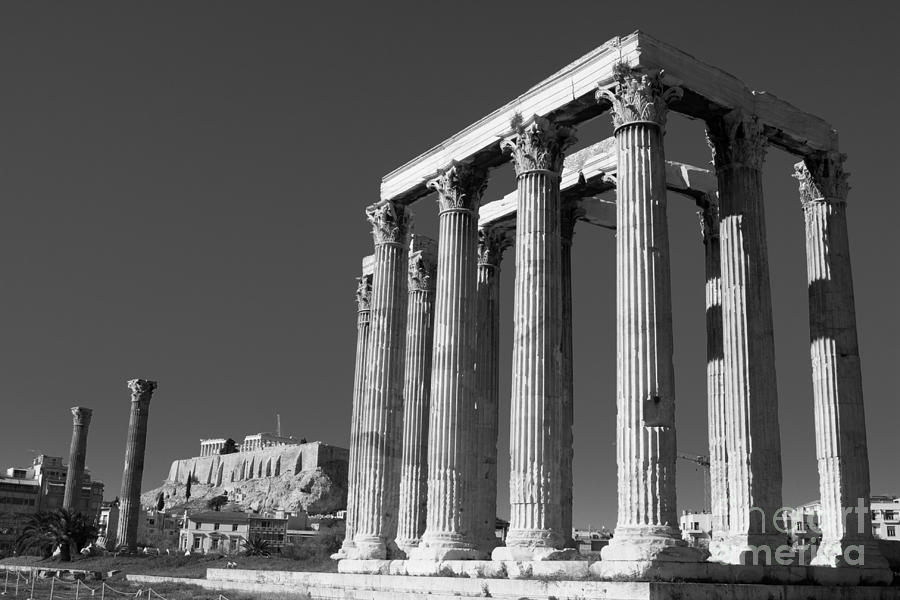 Greek Photograph - Temple of Zeus by Gabriela Insuratelu