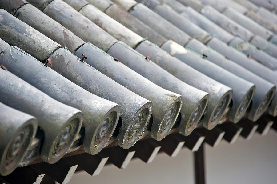 Temple Roof, Kyoto Photograph by Photograph by Paul Atkinson