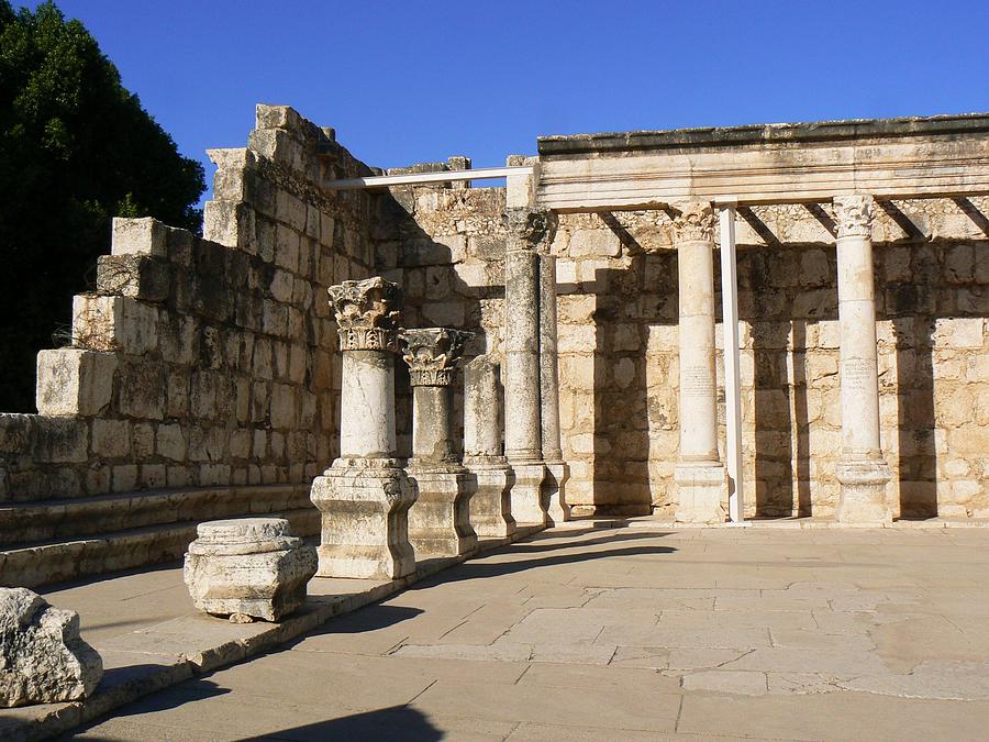 Temple Ruins Capernaum Photograph by Linda Gray - Fine Art America