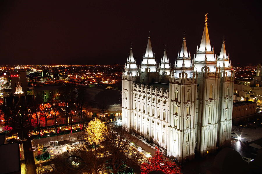 Temple Square Photograph by David Andersen