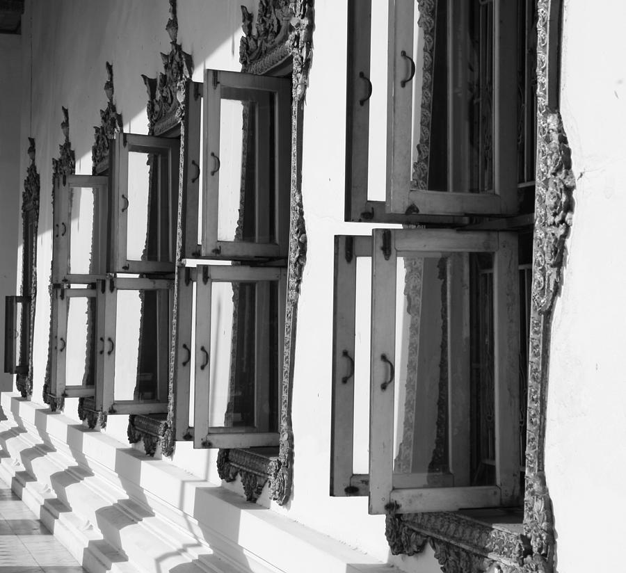 Temple windows Photograph by Alexey Stiop