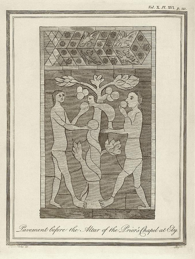 Temptation Of Adam And Eve Photograph by Middle Temple Library