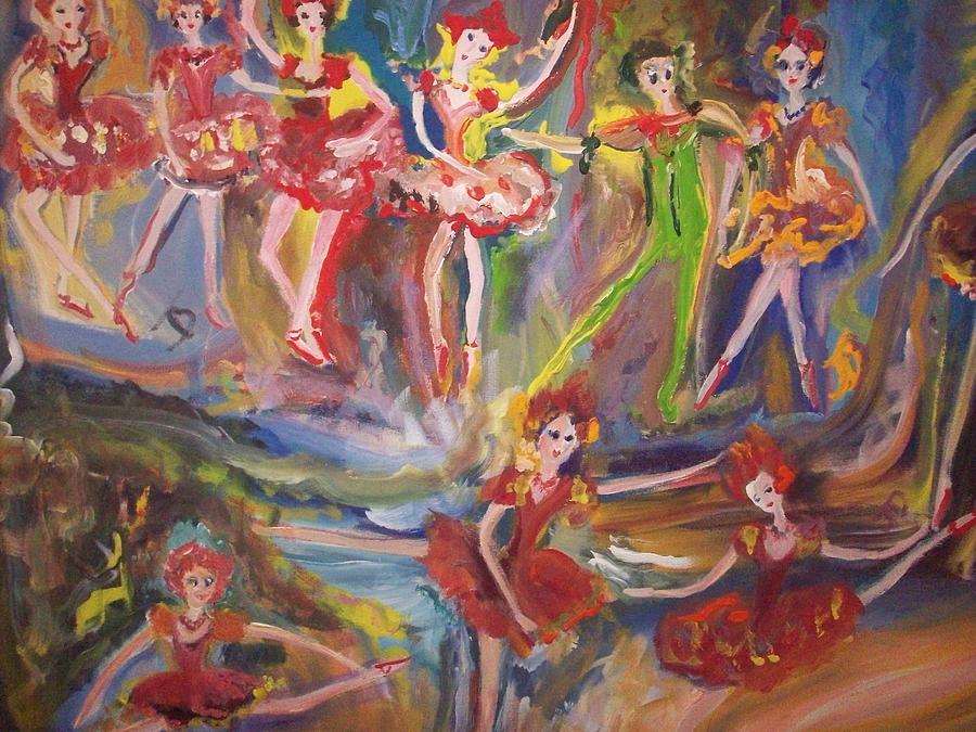 Tempting  taste of ballet Painting by Judith Desrosiers