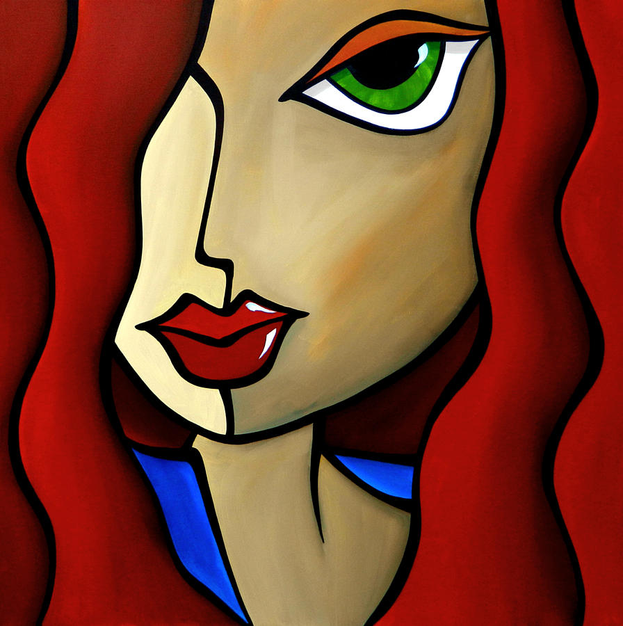 Temptress Painting by Tom Fedro