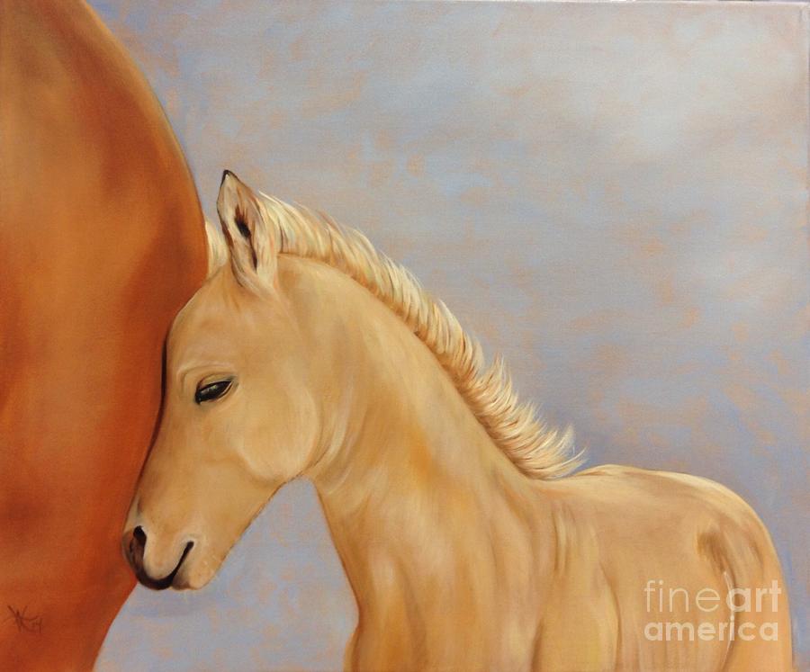 Horse Painting - Tender Love 2 by Aimee Vance