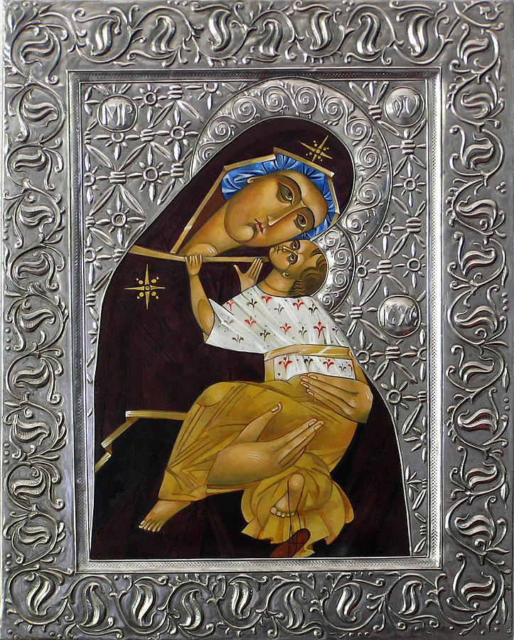 Religious Painting - Tenderness by Mary jane Miller Religious Painting - Tenderness by Mary jane Miller