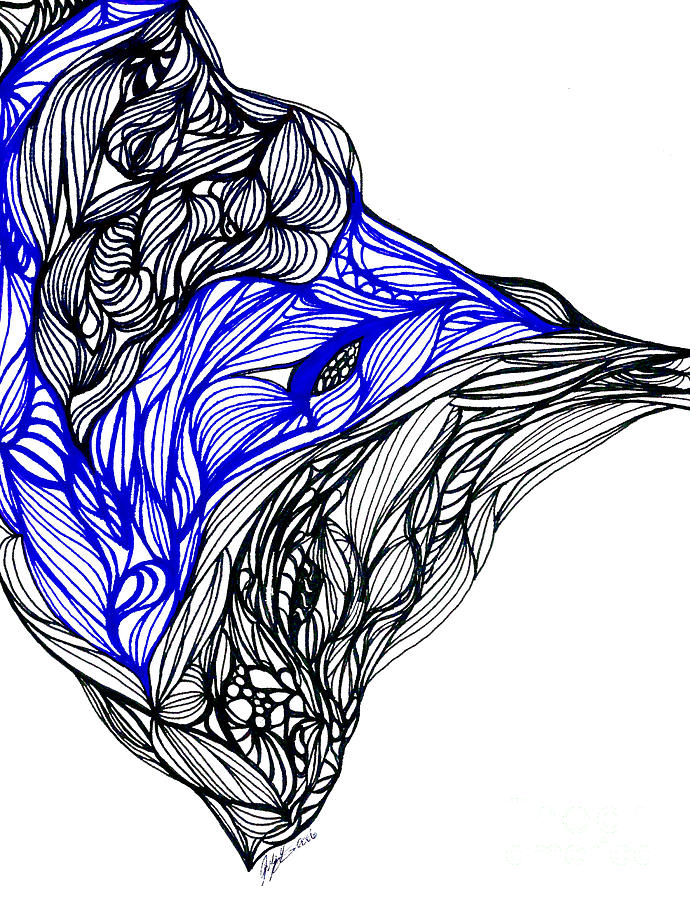 Tenebrosity Drawing by JamieLynn Warber