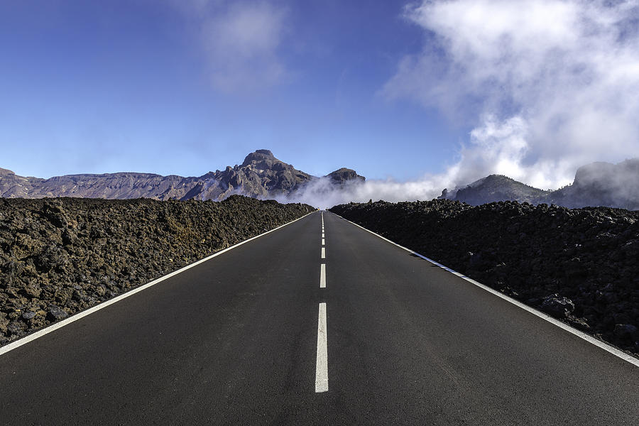 Tenerife Car Road in El Teide National Park Photograph by Pavliha