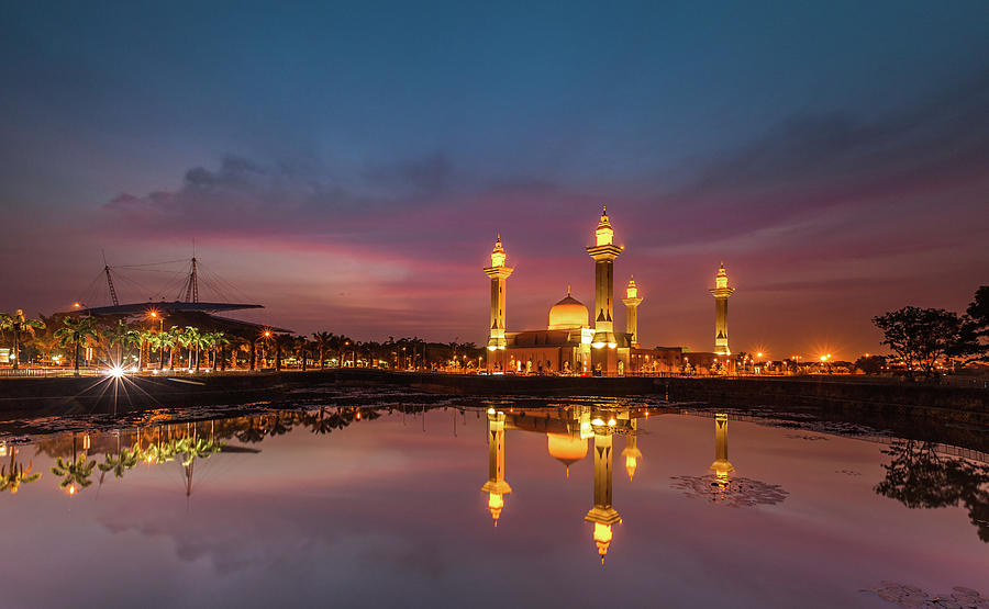 Tengku Ampuan Jemaah Mosque The Golden Photograph by Hafidzabdulkadir Photography
