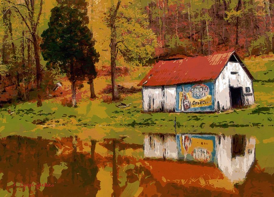 Tennessee Barn Painting by Lynne Jenkins