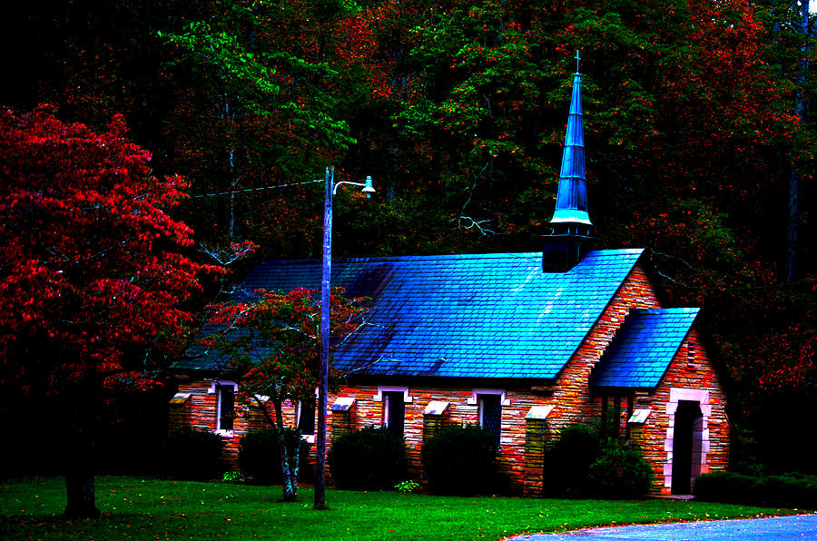 Tennessee Stone Chapel Photograph by Dick Hudson