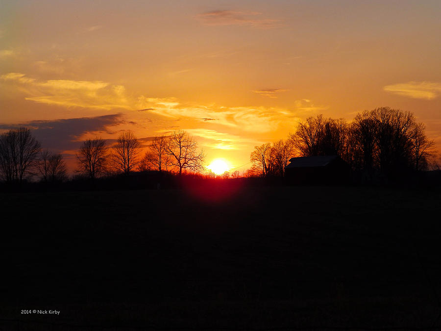 Tennessee Sunset Improved Photograph by Nick Kirby | Fine Art America