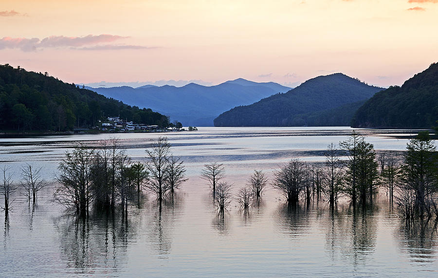 Tennessee Sunset - Watauga Lake Photograph by Brendan Reals