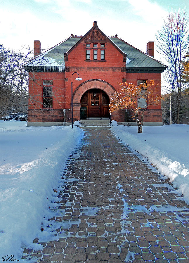 Tenney Memorial Library Newbury Vermont Photograph by Nancy Griswold