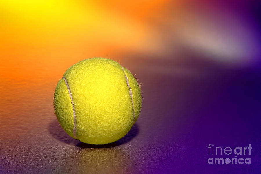Tennis Photograph - Tennis Ball by Olivier Le Queinec