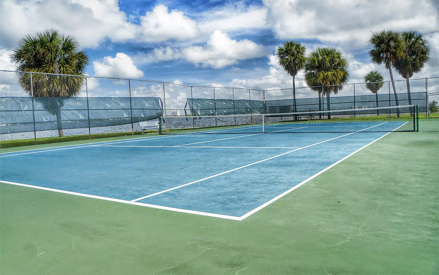 Tennis Court Photograph - Tennis by the Bay by Paul Ramos