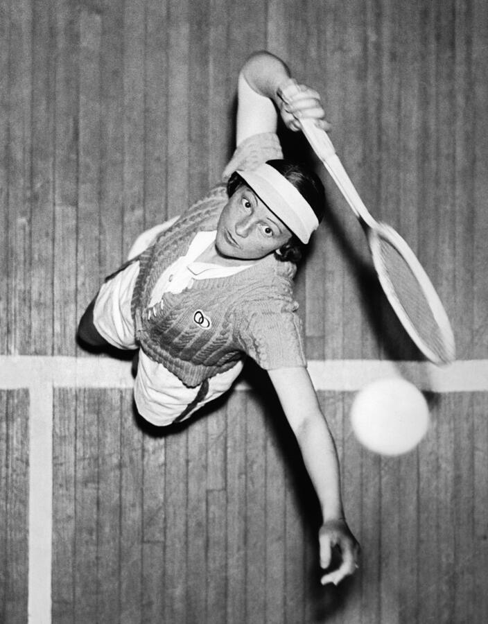 Tennis Champ Sylvia Henrotin Photograph by Underwood Archives