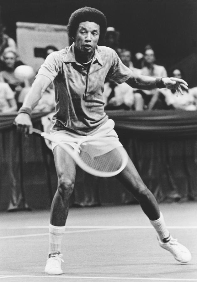 Tennis Champion Arthur Ashe Photograph by Underwood Archives
