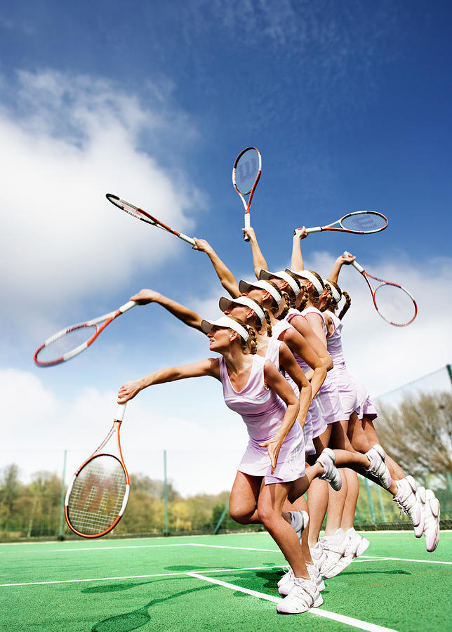 Tennis Player Photograph by Gustoimages/science Photo Library