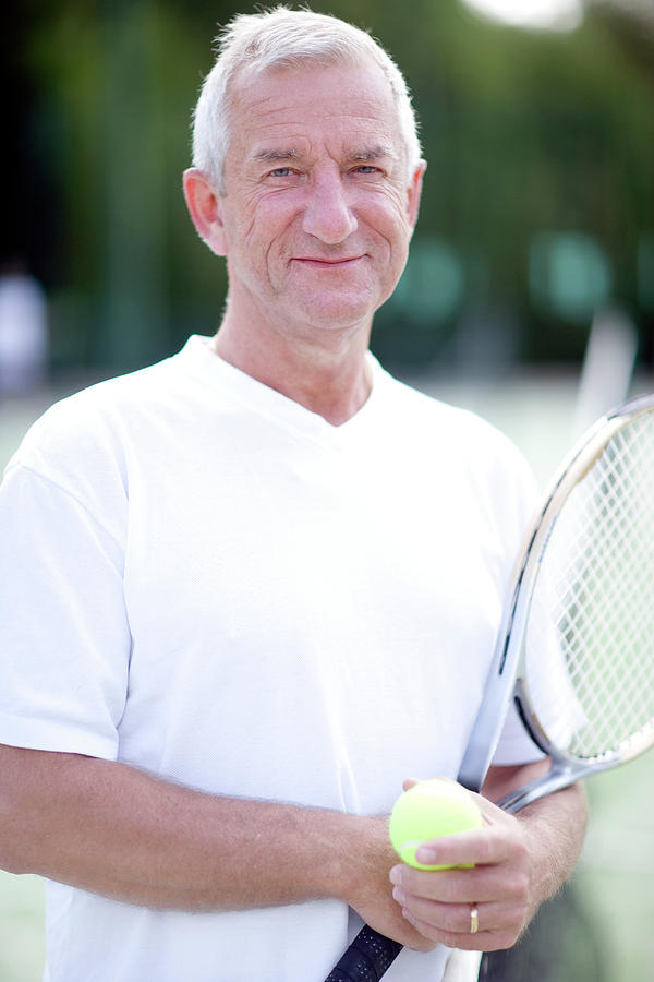 Tennis Player Photograph by Ian Hooton/science Photo Library
