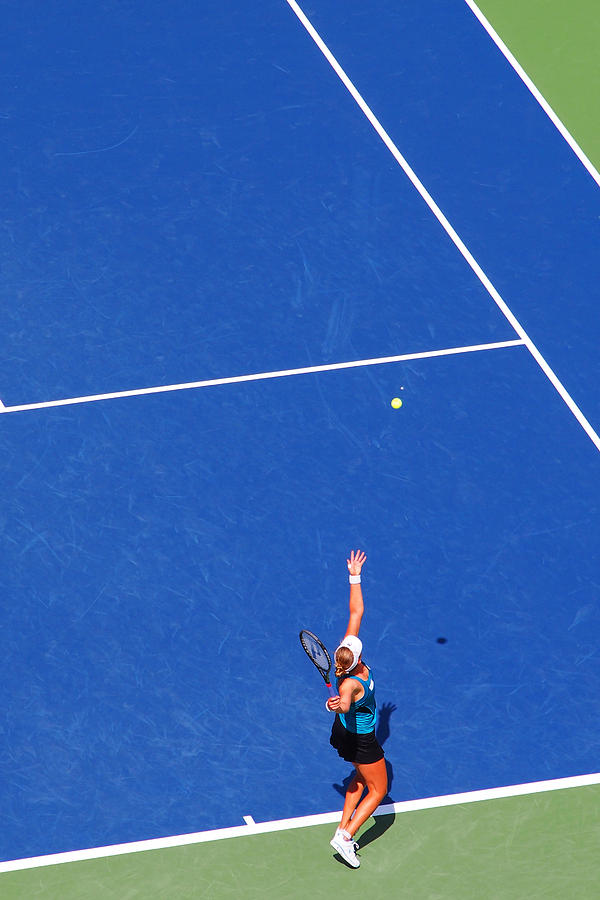 Tennis Photograph - Tennis Serve Abstract Color by Mason Resnick