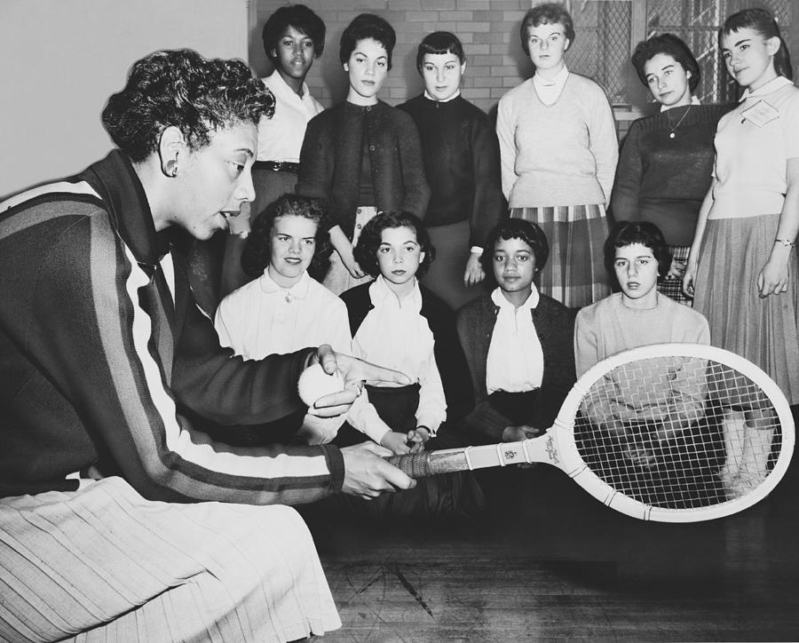 Tennis Star Althea Gibson Photograph by Ed Ford