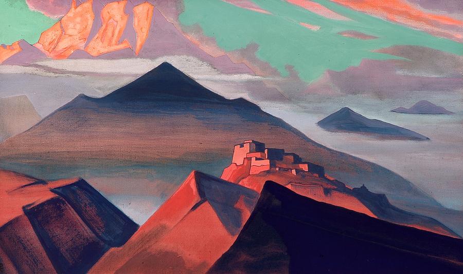 Nicholas Roerich Painting - Tent Mountain by Nicholas Roerich