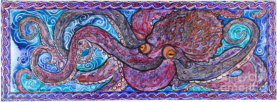 Wildlife Painting - Tentacles by Melissa Cole