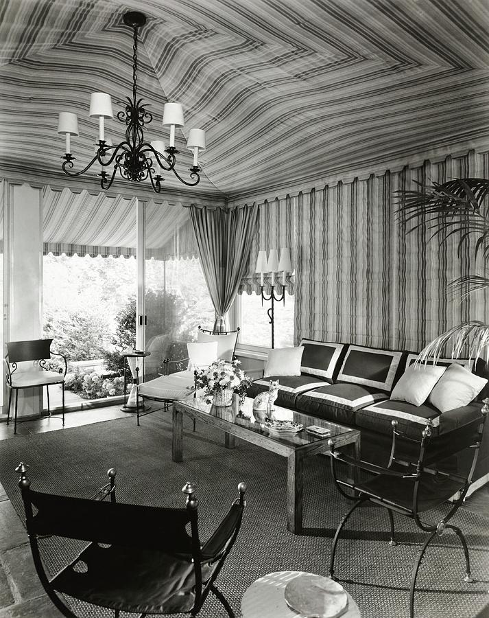 Tented Living Room Photograph by William Grigsby