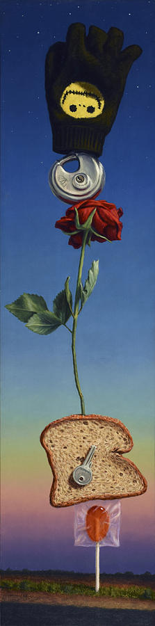 Still-life Painting - Tenuous Still-life 1 by James W Johnson Still-life Painting - Tenuous Still-life 1 by James W Johnson
