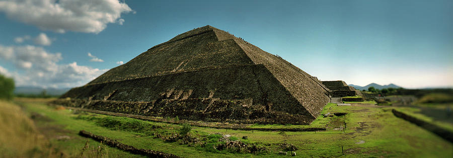 Architecture Photograph - Teotihuacan Pyramids Archaeological by Panoramic Images
