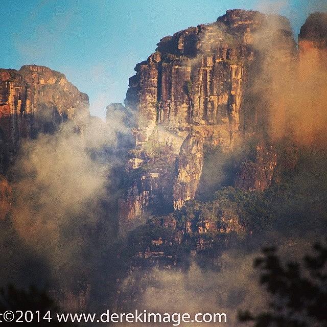 Tepuy Photograph - Tepuys In Canaima Park On The Guarao by Derek Kouyoumjian