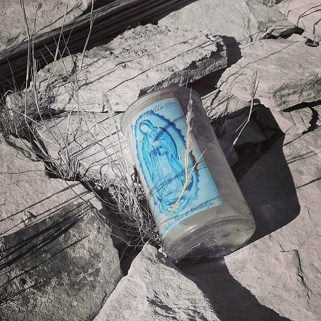 Candle Photograph - Terlingua #terlingua by Gia Marie Houck Candle Photograph - Terlingua #terlingua by Gia Marie Houck