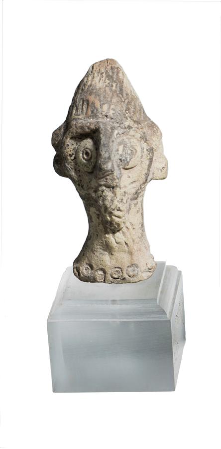 Terra-cotta Figurine Head Photograph by Photostock-israel