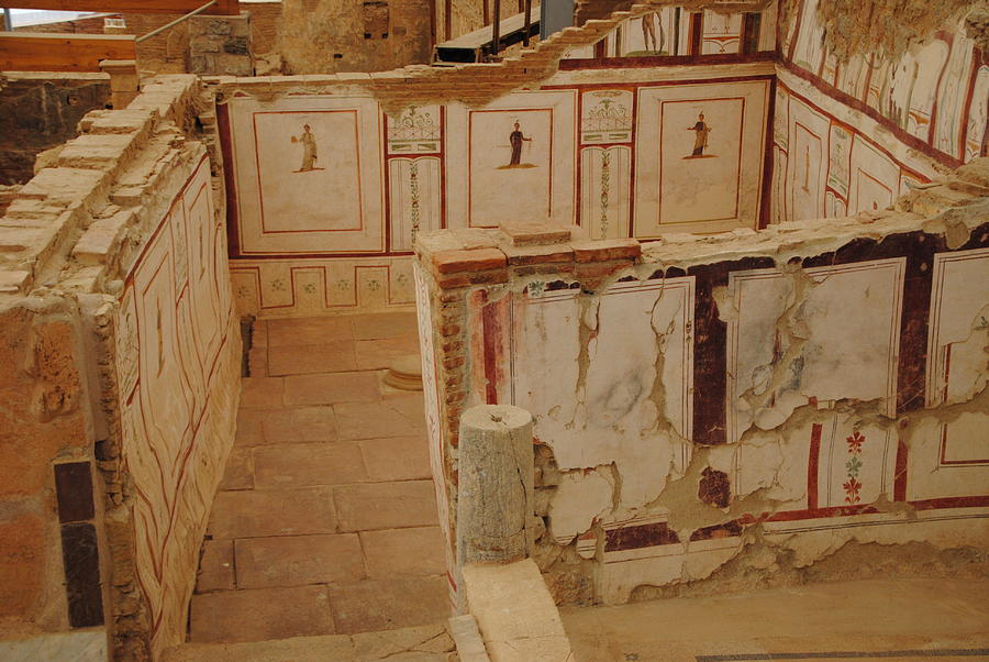 Terrace House in Ephesus Photograph by Jacqueline M Lewis