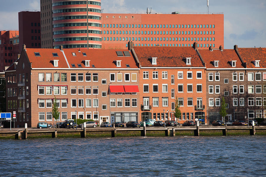 Terraced Houses in Rotterdam City Centre Photograph by Artur Bogacki