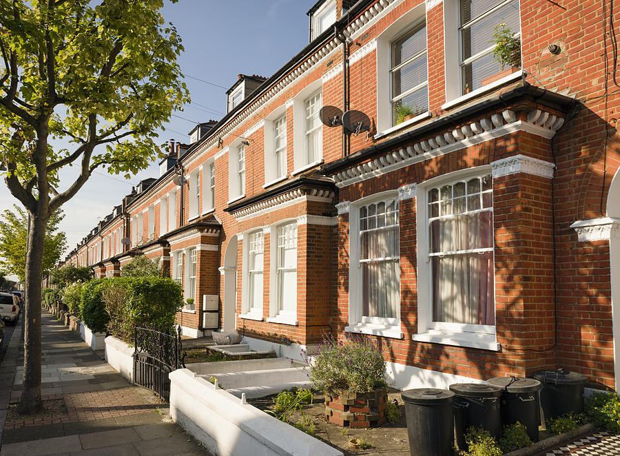 Terraced Houses in South London Photograph by Georgeclerk