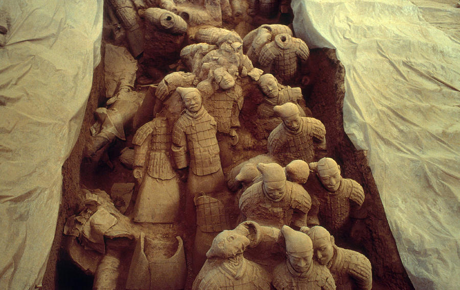 Terracotta Guardian Army Photograph by George Holton