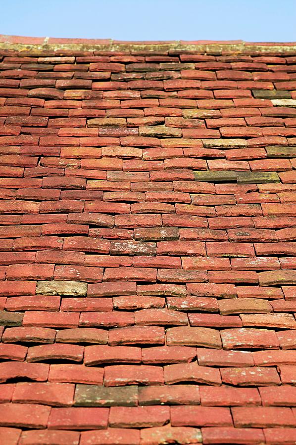 plastic terracotta roof tiles