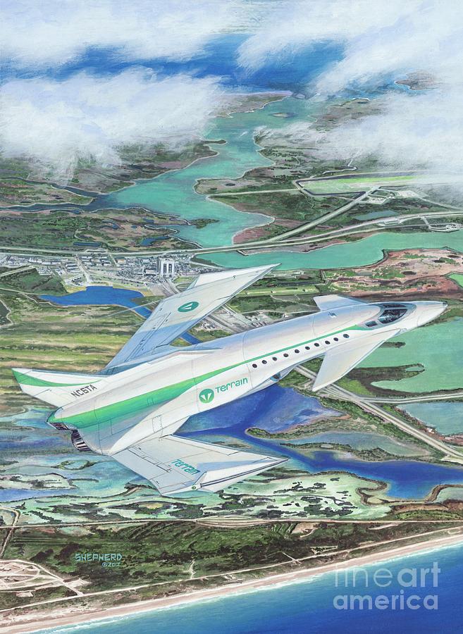 Aircraft Painting - Terrain Wyvern by Stu Shepherd Aircraft Painting - Terrain Wyvern by Stu Shepherd