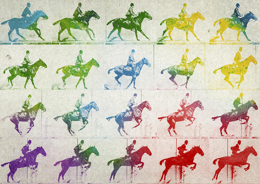 Horse Digital Art - Terrestrial locomotion by Aged Pixel